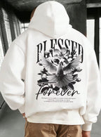 Sweat Blessed Forever unisexe Blanc