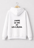 SWEAT J'AIME LE VIN ET LES CÂLINS | BeaufCity | VibeCity