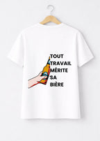T-SHIRT TOUT TRAVAIL MERITE... | BeaufCity | VibeCity