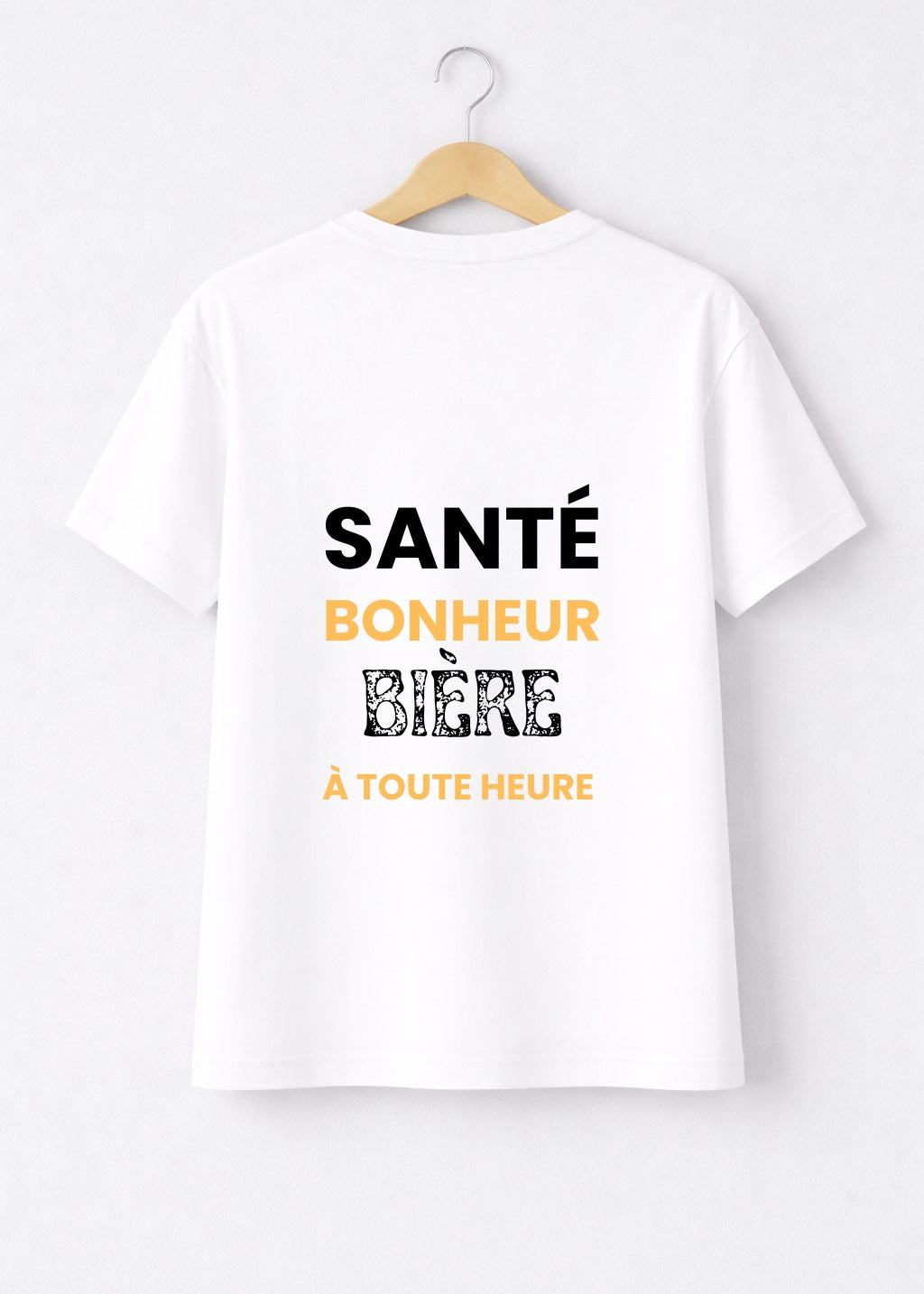 T-SHIRT SANTÉ, BONHEUR, BIÈRE... | BeaufCity | VibeCity
