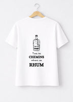 T-SHIRT TOUS LES CHEMINS MÈNENT AU RHUM | BeaufCity | VibeCity