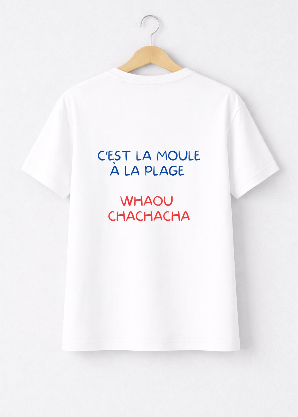 T-SHIRT C'EST LA MOULE A LA PLAGE... | BeaufCity | VibeCity