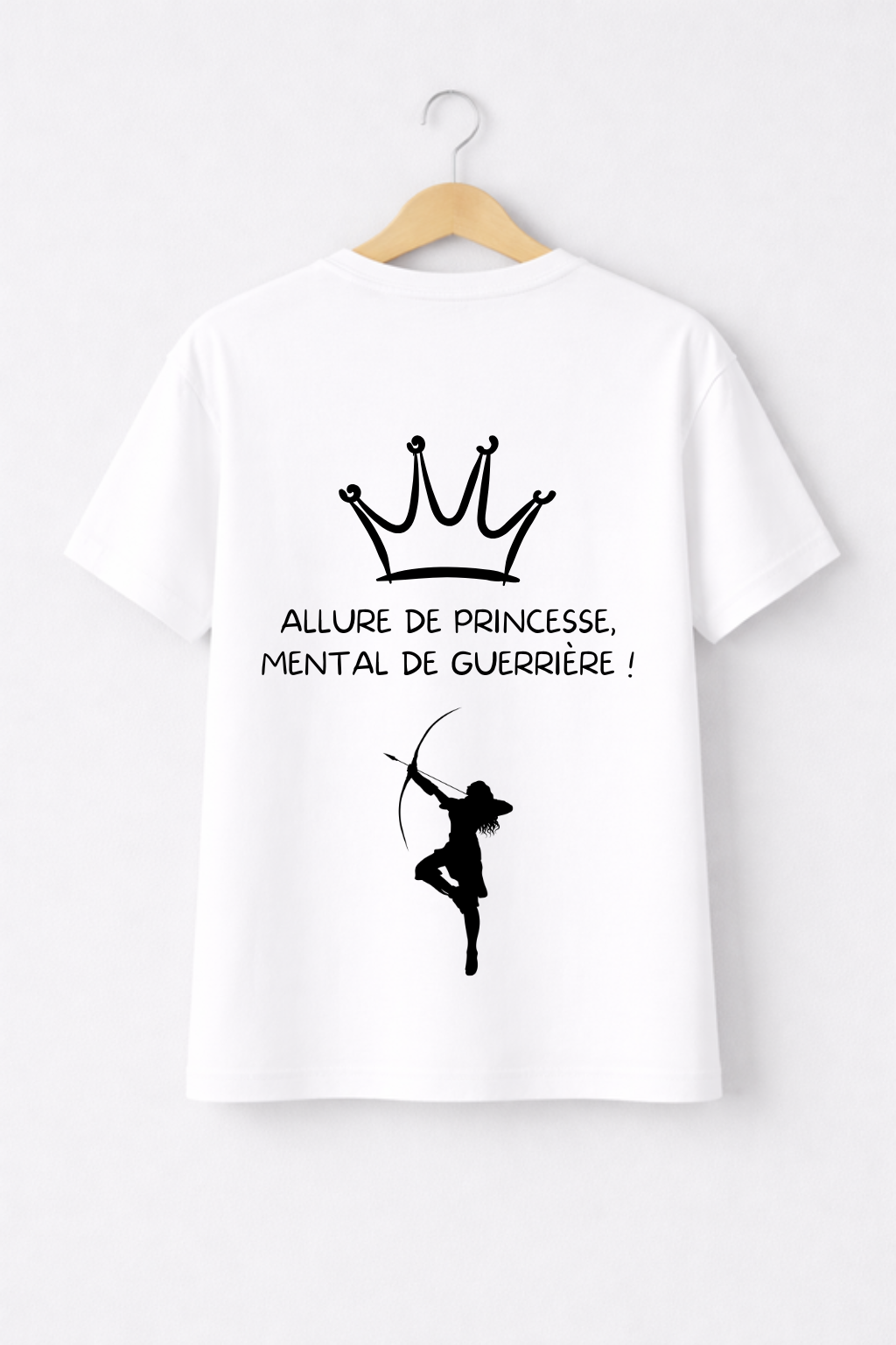 T-SHIRT ALLURE DE PRINCESSE... | PhraseCity | VibeCity