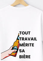 T-SHIRT TOUT TRAVAIL MERITE... | BeaufCity | VibeCity