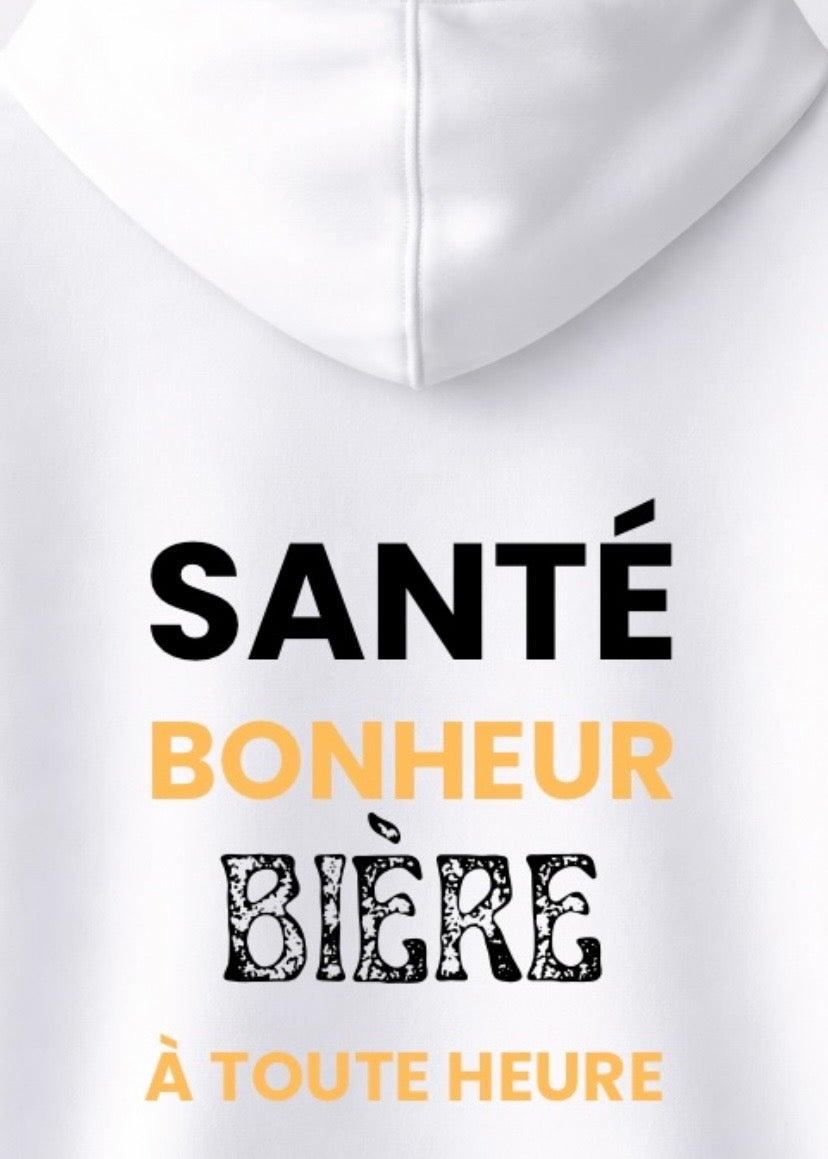SWEAT SANTE, BONHEUR, BIERE... | BeaufCity | VibeCity