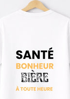 T-SHIRT SANTÉ, BONHEUR, BIÈRE... | BeaufCity | VibeCity