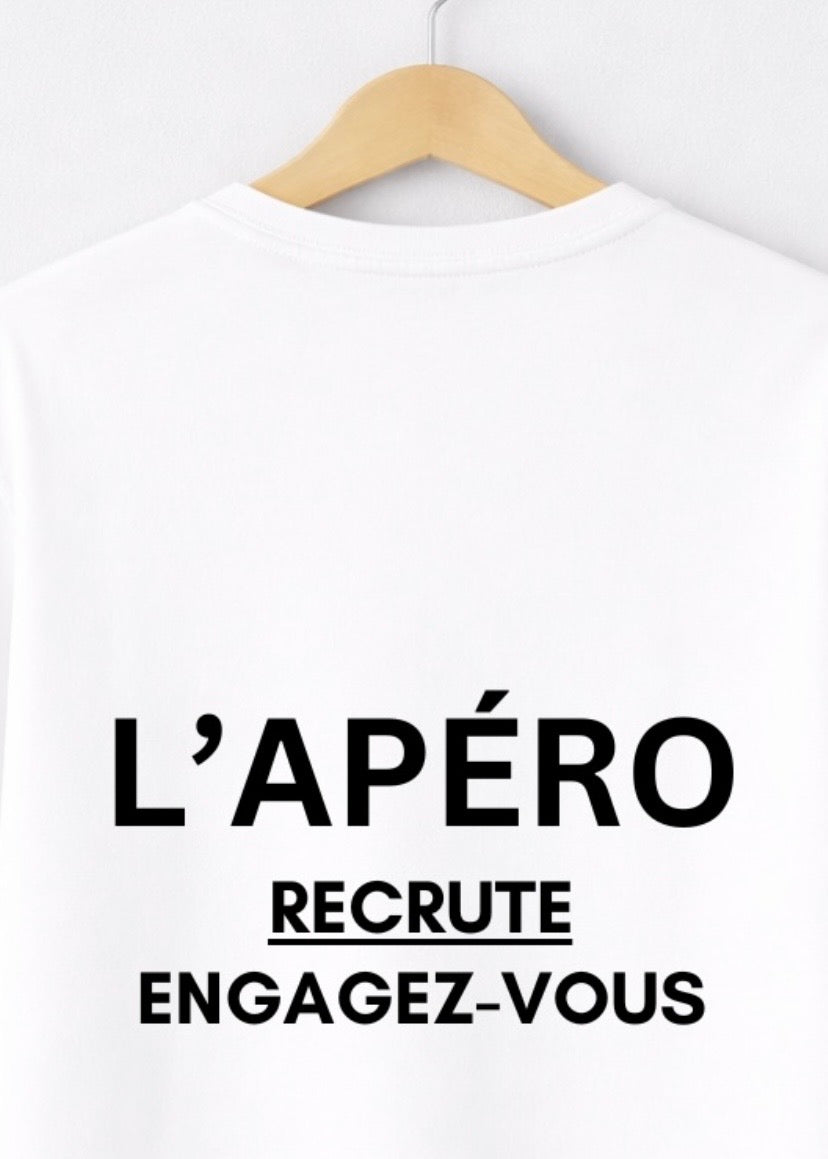 T-SHIRT L'APERO RECRUTE... | BeaufCity | VibeCity