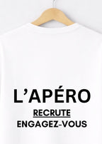 T-SHIRT L'APERO RECRUTE... | BeaufCity | VibeCity