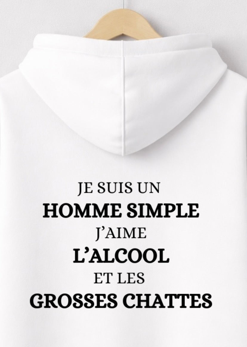 SWEAT JE SUIS UN HOMME SIMPLE... | BeaufCity | VibeCity