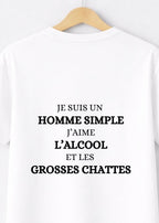 T-SHIRT JE SUIS UN HOMME SIMPLE... | BeaufCity | VibeCity