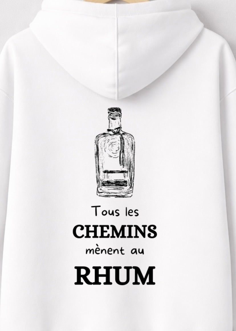 SWEAT TOUS LES CHEMINS MÈNENT AU RHUM | BeaufCity | VibeCity