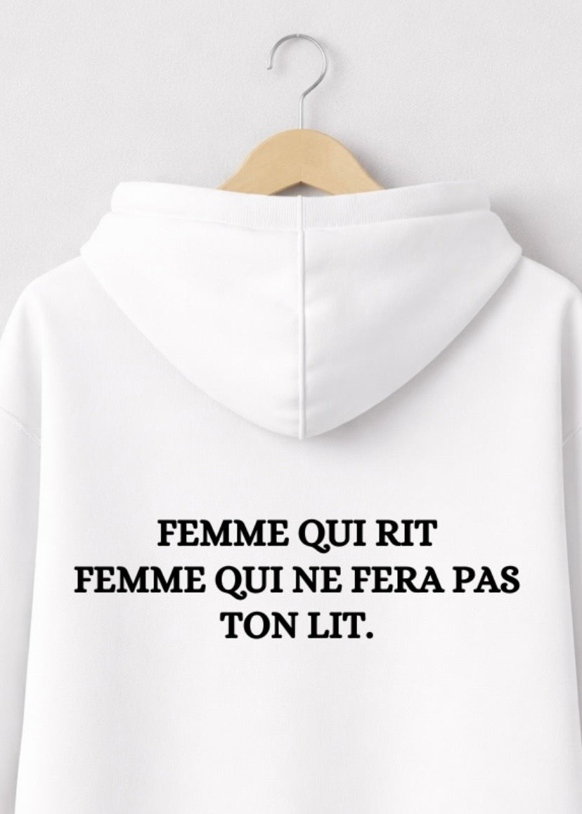 SWEAT FEMME QUI RIT... | BeaufCity | VibeCity