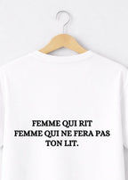 T-SHIRT "FEMME QUI RIT..." | BeaufCity | VibeCity