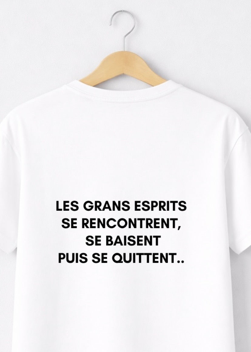 T-SHIRT LES GRANDS ESPRITS SE RENCONTRENT... | BeaufCity | VibeCity