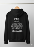 Sweat « JE SUIS CHIANTE, GRANDE GUEULE… »