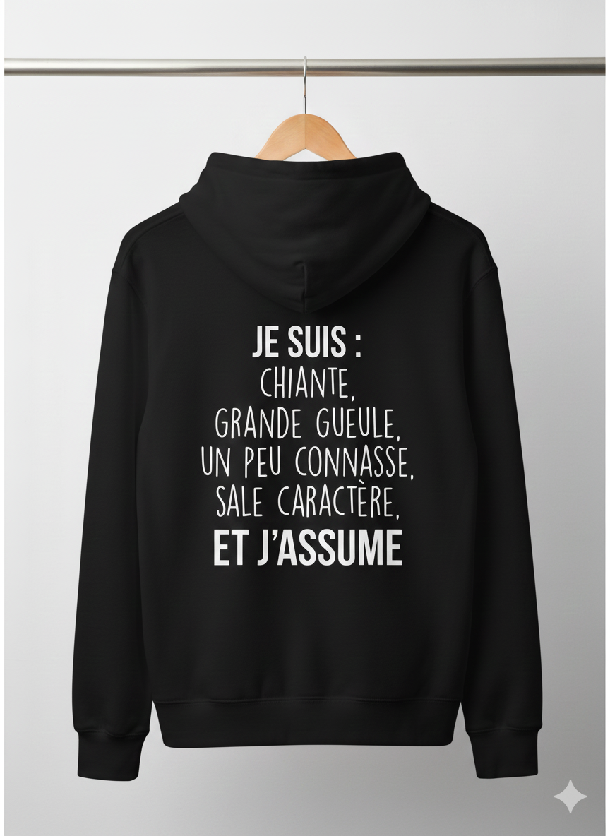 Sweat « JE SUIS CHIANTE, GRANDE GUEULE… »
