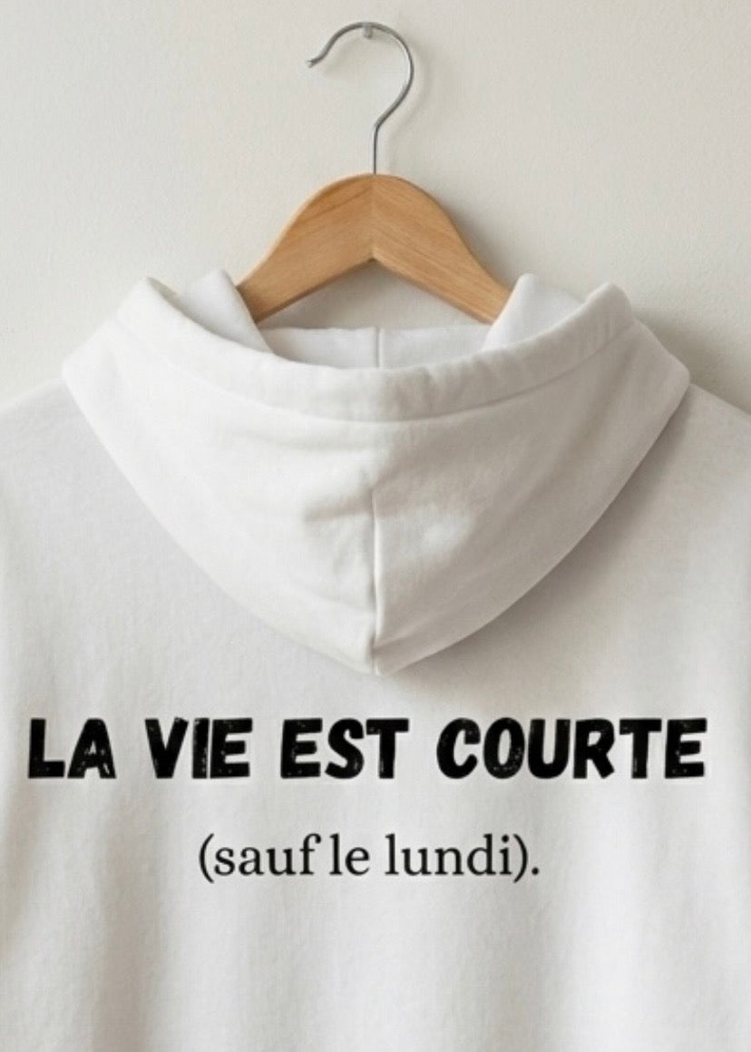 SWEAT LA VIE EST COURTE... | PhraseCity | VibeCity