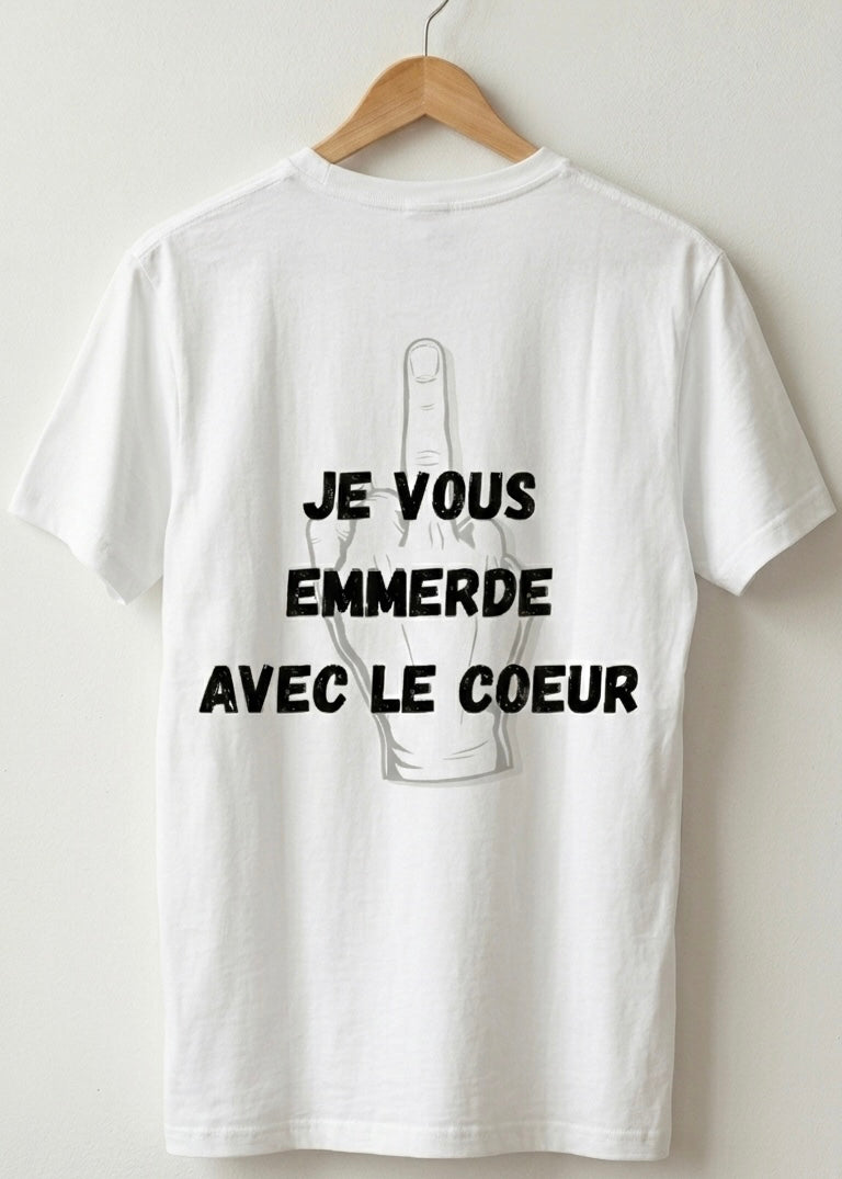 T-SHIRT JE VOUS EMMERDE | PhraseCity | VibeCity
