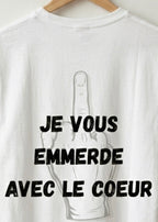 T-SHIRT JE VOUS EMMERDE | PhraseCity | VibeCity