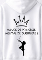 SWEAT ALLURE DE PRINCESSE, MENTAL DE GUERRIERE | PhraseCity | VibeCity