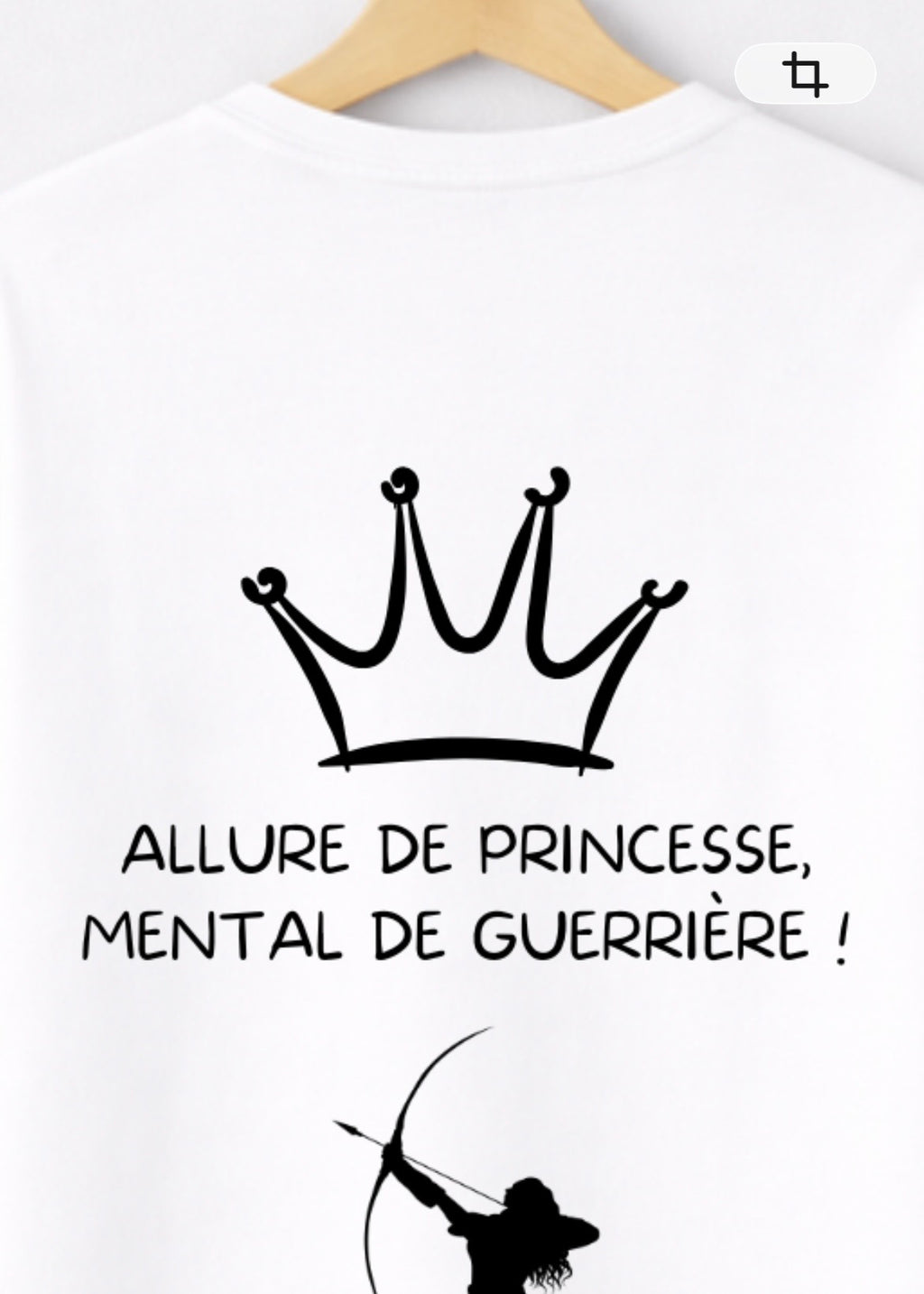 T-SHIRT ALLURE DE PRINCESSE... | PhraseCity | VibeCity