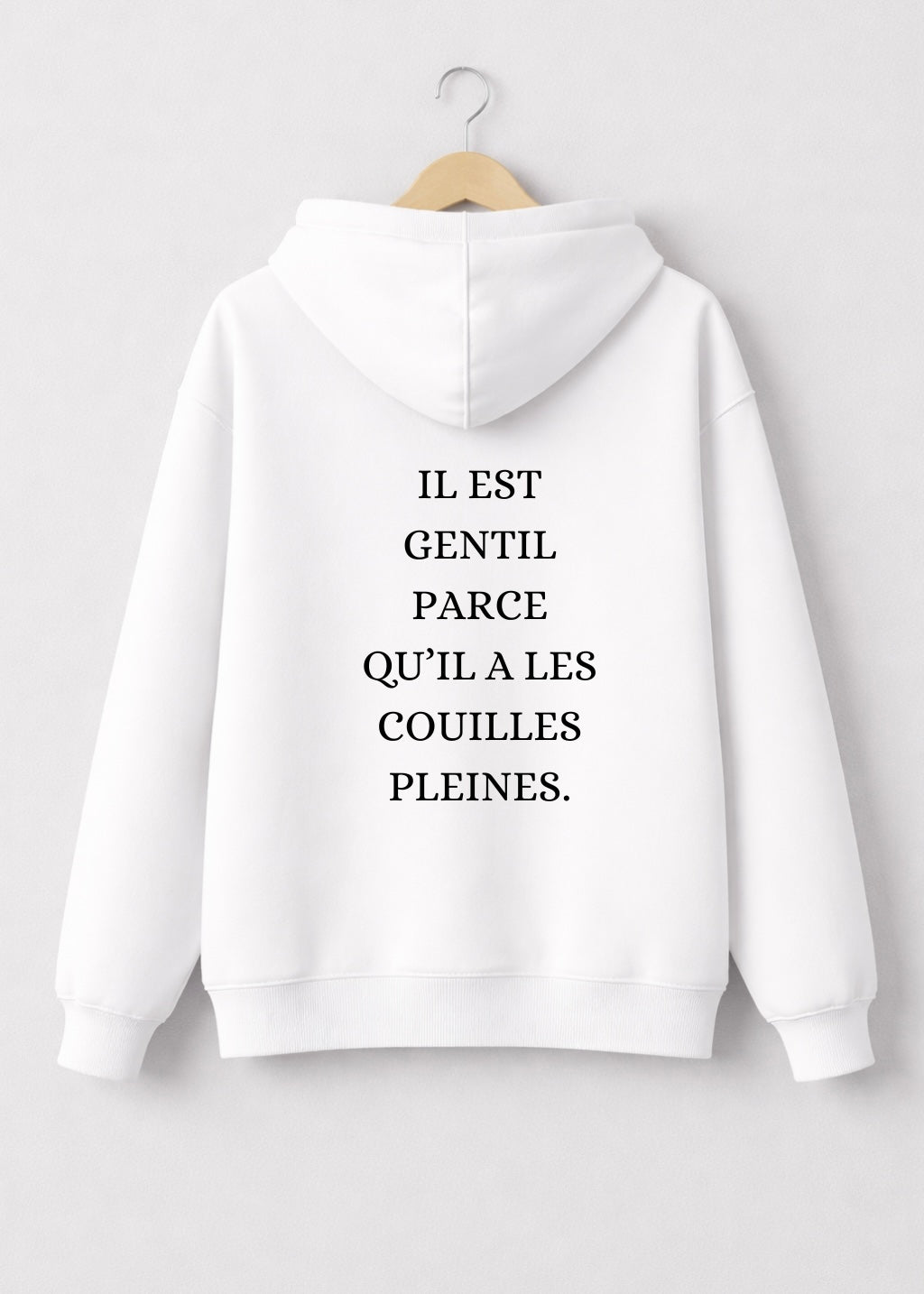 SWEAT IL EST GENTIL... | PhraseCity | VibeCity