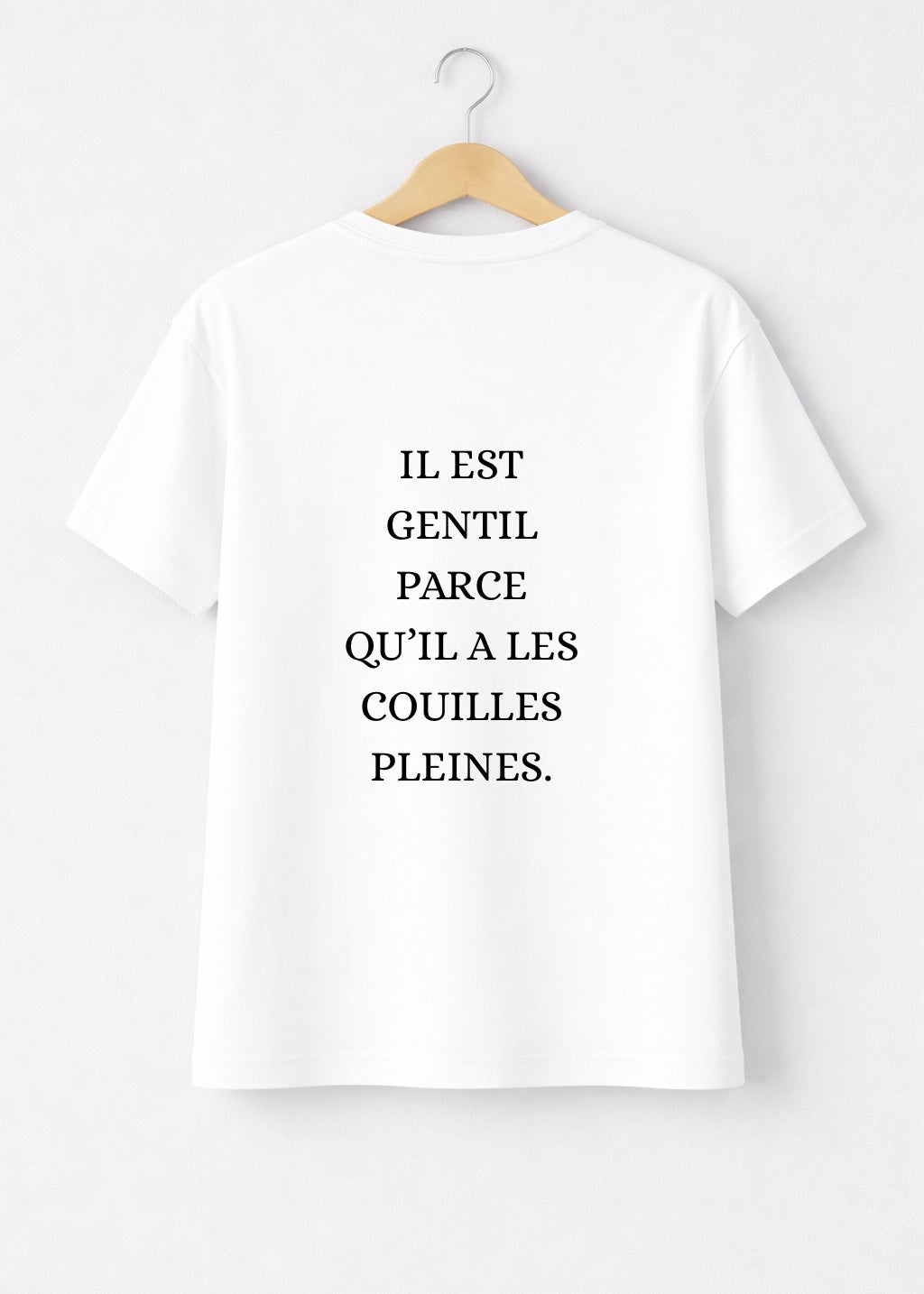 T-SHIRT "IL EST GENTIL..." | PhraseCity | VibeCity